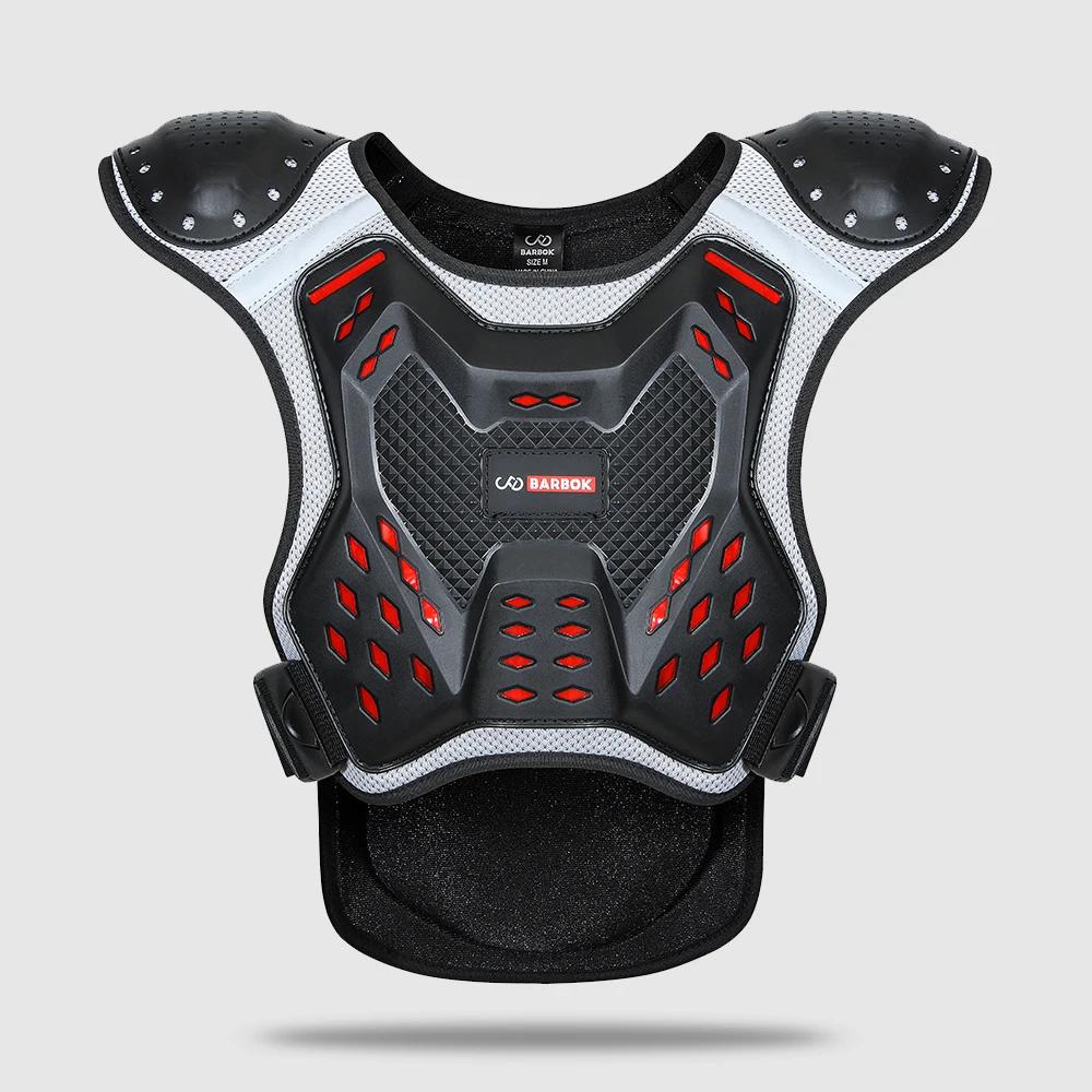 BARBOK-Colete de armadura para crianças, proteção motocross, universal, reflexivo noturno, equitação infantil - Image 1