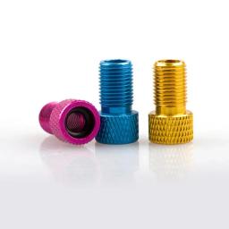 Adaptador de válvula de bicicleta de liga de alumínio, 4 unidades, converter presta para válvula schrader, bomba de bicicleta, bico de ar, ferramentas de tubo, acessórios de bicicleta - Image 5