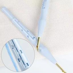 Kit de caneta de agulha de perfuração de bordado mágico conjunto de ferramentas de costura cruzada ferramenta de tecelagem tapete tricô ferramenta de costura para diy costura artesanato arte - Image 3