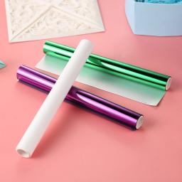 19.3cm x 5m nova folha reativa de toner por impressora a laser e papel laminador holográfico transferência de calor artesanato folhas nova ferramenta diy 2024 - Image 2