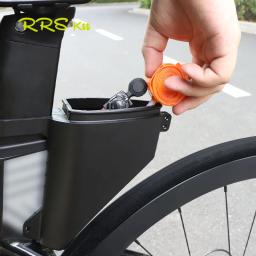 Rrskit-bicicleta assento tubo de armazenamento cauda saco, impermeável, casca dura, amortecedor, caindo tipo, sela saco para Road Bike - Image 4
