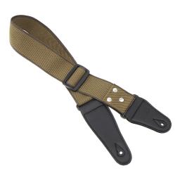 Correia de guitarra elétrica de algodão puro ajustável, cinto para violão, baixo acústico, acessórios de instrumentos musicais - Image 4