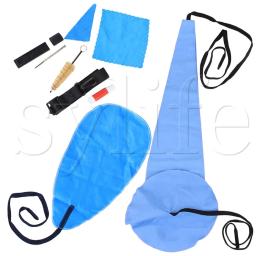 Portátil cortiça graxa escova para saxofone limpeza, manutenção kit, 10 pcs - Image 2