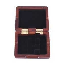 Madeira Mão Esculpida Fagote Reed Case, Reed Box para 3 Juncos - Image 3