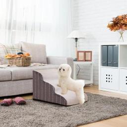 Rampa durável para cães e animais de estimação, escada de 2 3 4 degraus, rampa para cães e gatos, pequeno, sofá, passos antiderrapantes, suprimentos removíveis para animais de estimação - Image 3