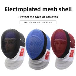 Máscara de esgrima de dinastia de prata removível 350N Treinamento Epee Face Guard Certificado CE Armadura adulta e infantil para artes marciais - Image 2
