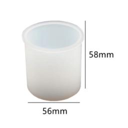 Diy cristal resina epóxi molde castiçal grande médio e pequeno aromaterapia vela bandeja espelho molde de silicone - Image 4