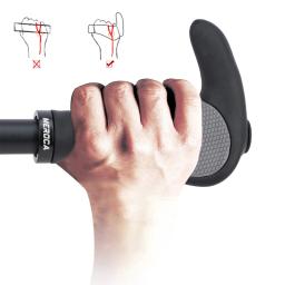MEROCA-Integrated Bicicleta Grips, Borracha TPR, MTB Ciclismo, Descanso De Mão, Mountain Bike Guiador, Invólucro Bainha, Absorção De Choque - Image 5