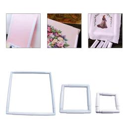 Anéis de argola bordados Cross Stitch Frame, Ferramenta de costura artesanal, DIY Arte e Artesanato, Handy, Tapstry Ferramentas domésticas - Image 5