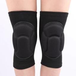 Joelheira Esportiva de Proteção Espessada para Homens, Joelheiras Elásticas, Suporte Fitness Gear, Protetor de Basquete, Almofadas Masculinas Antiderrapantes - Image 2
