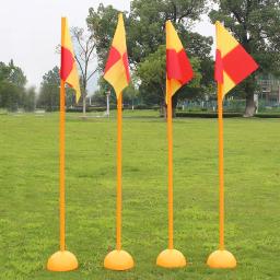 Esportes Match Field Equipamento, Bandeira do canto do futebol, Pole Flag para jogos de competição, Futebol, ao ar livre - Image 3