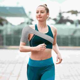 Equipamento de fitness ombro suporta imobilizadores ajustável dupla proteção almofadas esportivas único quente alças protetoras cinto - Image 5