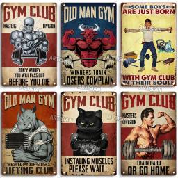 Artisian Engraçado Esporte Sinal De Metal, Cartaz De Lata De Fitness, Ginásio Placa Decorativa, Decoração Da Parede, Garagem, Bar, Pub, Clube, Hotel, Café, Cozinha, Casa - Image 4