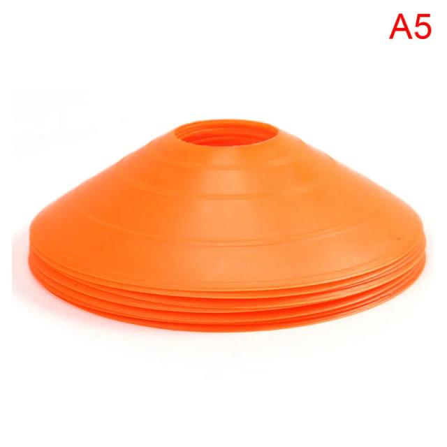 Conjunto de Cones de Disco para Multi Esportes com Suporte Plástico para Treinos de Futebol e Jogos