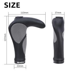MEROCA-Integrated Bicicleta Grips, Borracha TPR, MTB Ciclismo, Descanso De Mão, Mountain Bike Guiador, Invólucro Bainha, Absorção De Choque - Image 2