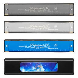 Harmonica C Tone Tremolo para iniciantes, instrumentos de sopro, órgão bucal, presente para adultos e crianças, 24 buracos - Image 1