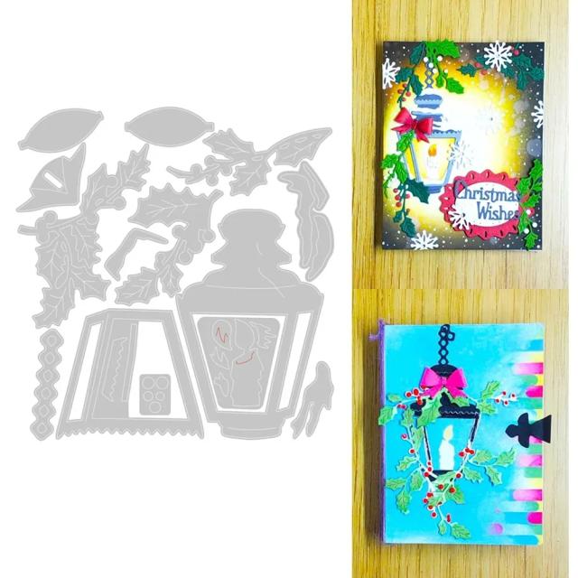 Corte de Metal e Carimbos para Natal: Estêncil para Scrapbooking e Cartões Artesanais DIY, Lançamento de Junho de 2022