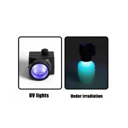 Blaster de bola de gel elétrico, blasters de bola de respingos, acessórios, iluminador de lâmpada fluorescente, luminoso - Image 6