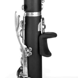 Capa para descanso de dedo de polegar para clarinete, suporte preto, acessórios para instrumentos de sopro, botão protetor, protetor de borracha de polegar, almofada macia para iniciantes e profissionais, almofada de - Image 1