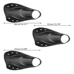 Short Blade Fins Flippers para adultos, bolso leve com pé cheio, tamanho de viagem, mergulho, mergulho - Image 2