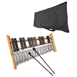 Glockenspiel Percussão Xilofone, Xilofone, Instrumento Musical, Brinquedo para Banda, Iniciante, Holiday Gifts, Performance de Palco, Crianças, Adulto, 25 Nota - Image 2