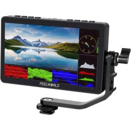 【 Faça Brasil】FEELWORLD F5 PRO V4 Fotografia Monitor de campo de vídeo 4K 3D Touch Screen IPS FHD 1920x1080 Suporte de foco de vídeo HD - Image 4