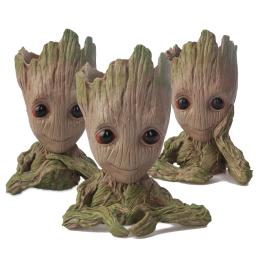 Figuras de Ação Anime para Decoração de Casa, Plantas Multifuncionais Vaso de Flores, Porta Caneta, Organizador De Armazenamento Criativo, Plantas Vasos, Personagem Groot - Image 1