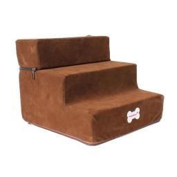 Escada de escada removível antiderrapante, rampa de 3 passos para cães pequenos e gatos, suprimentos de cama, casa, quente - Image 5