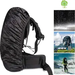 Capa de mochila impermeável, capa de chuva, mochila, perfeita para caminhadas, camping, viagem, ciclismo, atividades ao ar livre, preto - Image 3
