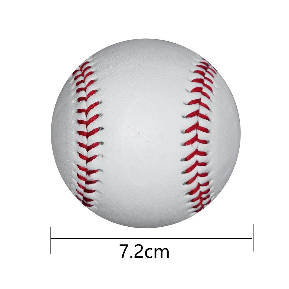 Softball De Beisebol Branco Para Crianças, Treinamento De Hardball, Bolas Artesanais, Produtos De Fitness, Jogo De Equipe De Prática, Segurança, 7.2 ", 9" - Image 1