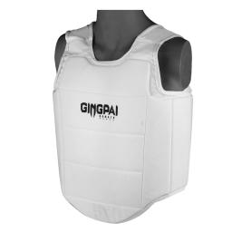 Adulto criança crianças pu taekwondo karate guarda peito bodygear colete protetor de boxe karate equipamentos proteção da mama - Image 1