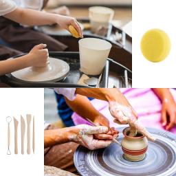 24 pçs ferramentas de argila de polímero kit de ferramentas de argila cerâmica kits de ferramentas de escultura de argila kits de ferramentas de argila seca ao ar para adultos desenho pontilhando - Image 6