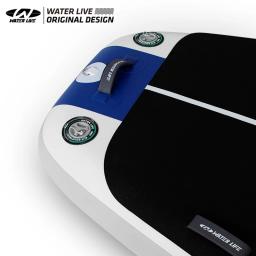 Waterlive monster board 15 "surfe inflável sup multiplayer equipe prancha 32kg super grande área esportes de lazer água - Image 6