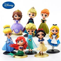 Disney Princess Snow White PVC Anime Dolls, Figuras de Elsa, Modelo Colecionável, Brinquedos para Crianças, Presentes de Aniversário, Decoração do feriado - Image 2