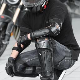 Joelheiras Motocicleta Patinação Motocross Protetores De Joelho Almofadas De Cotovelo De Corrida Proteção Motocicleta Engrenagens De Proteção - Image 2