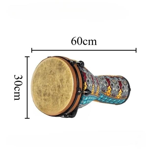 Tambor Africano Djembe Profissional Fibra Composta 12 Polegadas