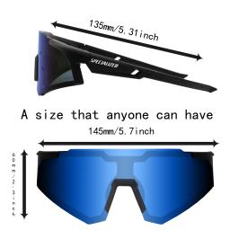 Óculos polarizados para homens e mulheres, óculos de beisebol, ciclismo ciclismo óculos de sol, proteção UV400, óculos para jovens - Image 4