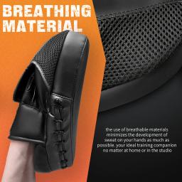 Luvas de couro focus para artes marciais, boxe para homens, mulheres, crianças, treinamento de boxe, soco curvo, karatê - Image 3