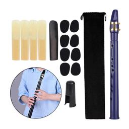 Mini bolso saxofone com bocal palhetas, carregando saco, dedilhado gráfico, Sax instrumento de sopro para jogadores, amantes da música - Image 3