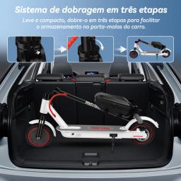 TRAILFORGE Scooter elétrica 500W 10.4Ah 35KM/h Alcance 40KM Adultos ecrianças patinete elétrico - Image 4