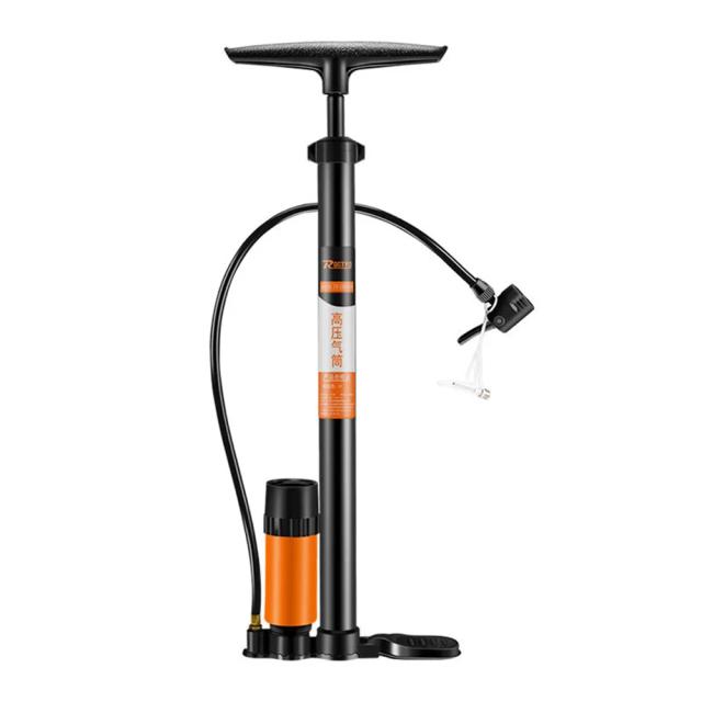 Bomba de Ar de Alta Pressão para Bicicleta 160psi com Medidor e Adaptador de Válvula para MTB e Peças de Bicicleta