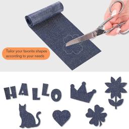 Ferro em remendos para jeans, reparo de costura, denim patch para dentro e fora, 4.2 "× 59.1", 10.5cm × 150cm - Image 2