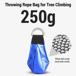 Multi Purpose Throwing Rope Bag, Anel D, Lance o saco de peso, Saco de areia para escalada de árvores - Image 4
