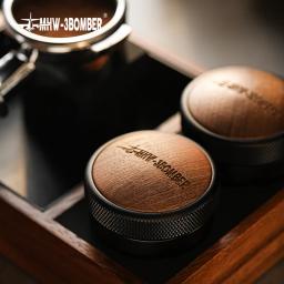 MHW-3BOMBER 51/53/58mm Tamper & Distribuidor de café com tapete de compactação Escova de limpeza Espresso Tamper Set Home Barista Acessórios - Image 3