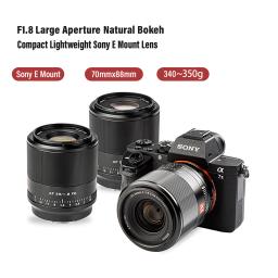 Do Brasil VILTROX 16mm 24mm 28mm 50mm 85mm f1.8 para Sony e mount lente câmera af foco automático quadro completo prime grande abertura retrato lente da câmera sony e montagem A7M4 zve10 A6600 a6700 fx30 a7c2 - Image 5
