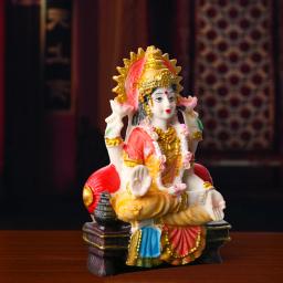 Przy ts0015 molde de silicone deusa asiática mulher escultura de argila fazendo molde de vela mãe laxmi ídolo moldes de resina de argila de lótus - Image 3