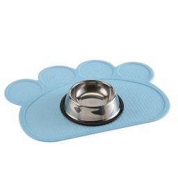 Tapete de silicone à prova placpara animais de estimação, proteção da tigela de beber para cães e gatos, roupa fácil de lavar - Image 6