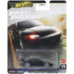 Hot Wheels Premium 2025 HNW46-M Velozes e Furiosos, Lancer Evolution Honda Civic Porsche 911,1:64 Brinquedos modelo de carro fundido para crianças - Image 2