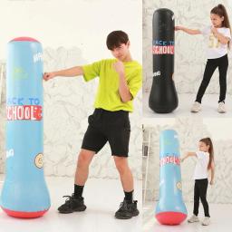 Saco De Perfuração Inflável Para Fitness, Saco De Treinamento De Boxe, Brinquedos De Alívio Do Estresse, Gym Sandbag - Image 2