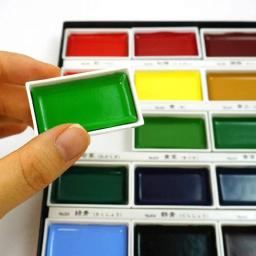 Kuretake-Conjunto Profissional de Tinta Aquarela para Artistas e Artesãos, Certificado AP, Mc20, 12, 36, 48, Fabricado no Japão - Image 2
